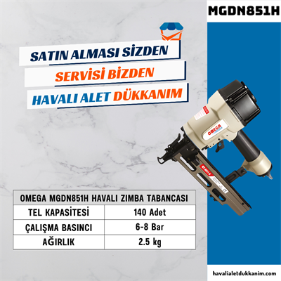 OMEGA MGDN851H U Zımba Tabancası 25-50 mm