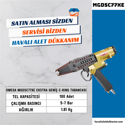OMEGA MGDSC77XE Ekstra Geniş C-RING Tabancası
