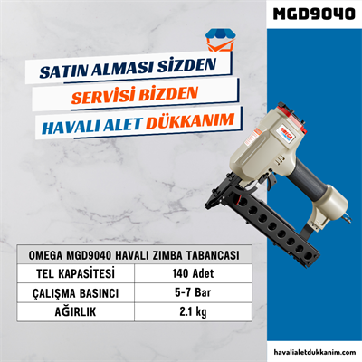 OMEGA MGD9040 U Zımba Tabancası 16-40 mm