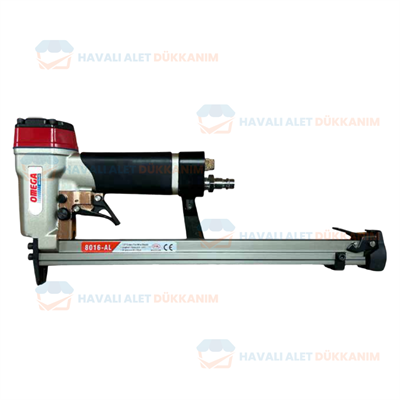 OMEGA MGD8016AL Havalı Otomatik Döşeme Tabancası 6-16 mm Uzun Şarjör