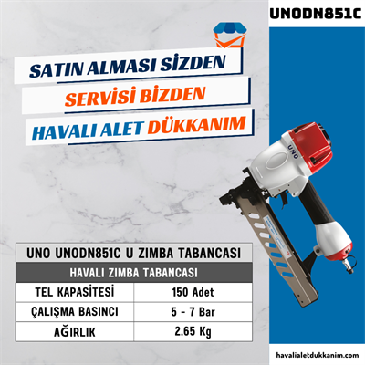 UNO UNODN851C U Zımba Tabancası (100/50) 25-50 mm