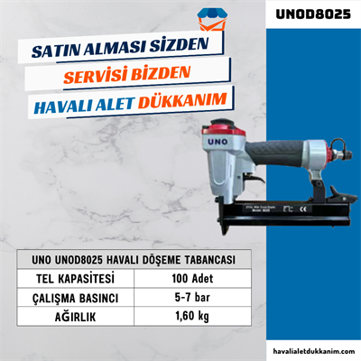 UNO UNOD8025 Havalı Döşeme Tabancası 6-25 mm 