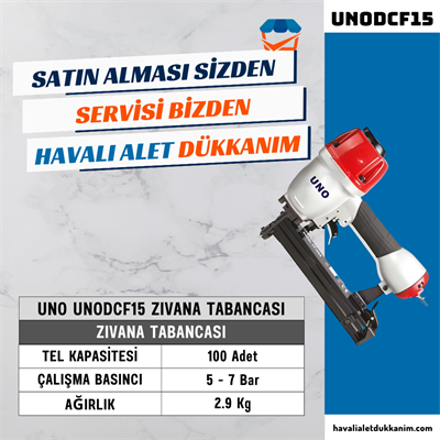 UNO UNODCF15 Zıvana Tabancası 15 mm