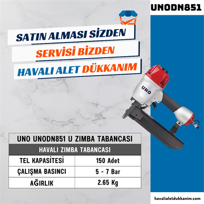 UNO UNODN851 U Zımba Tabancası (100/50) 25-50 mm