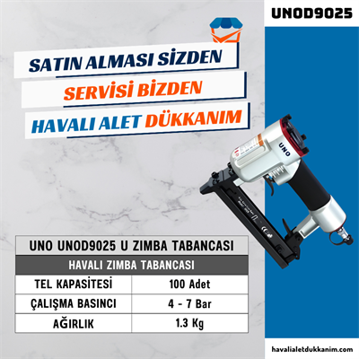 UNO UNOD9025 U Zımba Tabancası 12-25 mm