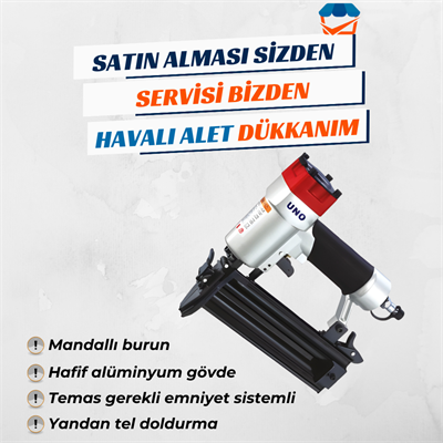 UNO UNODF50M Hafif Başlı Çivi Tabancası 10-50 mm