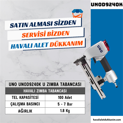 UNO UNOD9240K U Zımba Tabancası 25-40 mm