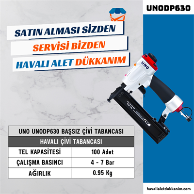 UNO UNODP630 Başsız Çivi Tabancası 12-25 mm