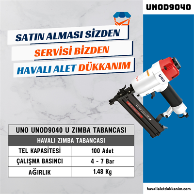 UNO UNOD9040 U Zımba Tabancası 25-40 mm