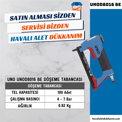 UNO UNOD8016 BE Döşeme Tabancası 6-16 mm