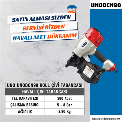 UNO UNODCN90 ROLL Çivi Tabancası 50-90 mm