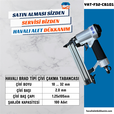 YAMA YAT-F32-CB101 Havalı Brad Tipi Çivi Çakma Tabancası