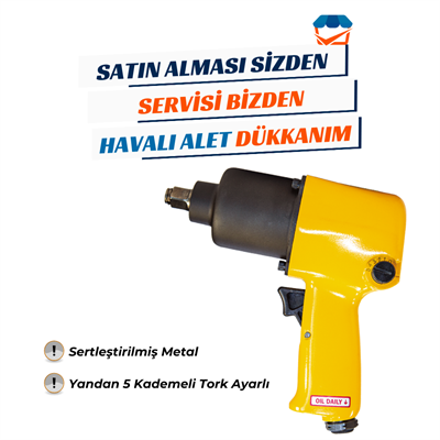 YAMA AT-5044B Havalı Kabzalı Somun Sökme 1/2