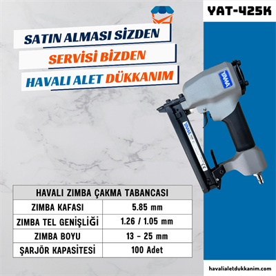 YAMA YAT-425K Havalı Zımba Tabancası 13-25 mm