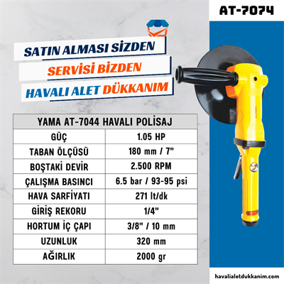 YAMA AT-7074 Havalı Polisaj 180 mm
