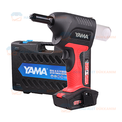 YAMA TDC5000 Akülü Kömürsüz Motor Pop Perçin 2.4-5.0 mm 18V