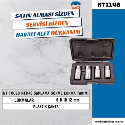 NT Tools NT1148 Saplama Sökme Lokma Takımı 4 Parça 1/2