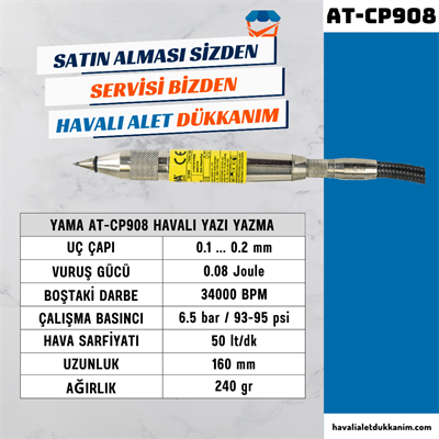 YAMA AT-CP908 Çelik Gövde Havalı Yazı Yazma