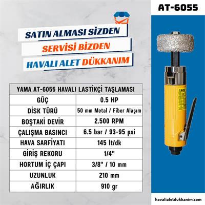 YAMA AT-6055 Havalı Lastik Taşlama Makinesi