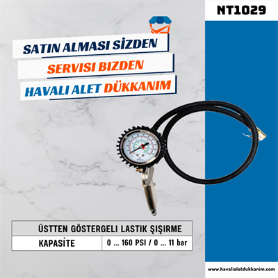 NT Tools NT1029 Üstten Göstergeli Lastik Şişirme