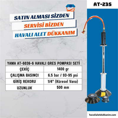 YAMA AT-23S Vantuzlu Kaporta Çektirme Seti
