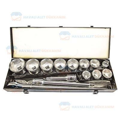 NT Tools NCSET1 Altı Köşe CrV Lokma Seti 16 Parça 1