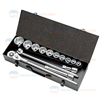 RETTA RLT0015 Altı Köşe Lokma Takımı 14 Parça 3/4