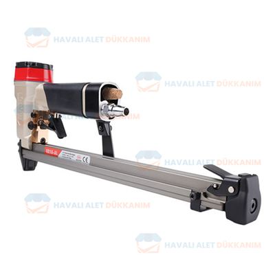 Meite YATM-8016-AL Havalı Otomatik Çarpma Tetikli Uzun Şarjör Zımba Tabancası 6-16 mm