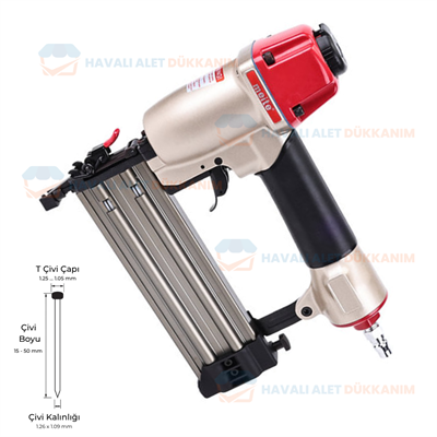 Meite YATM-F50C Havalı Brad Çivi Tabancası 15-50 mm