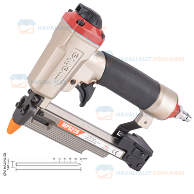 Meite YATM-MP622B Havalı B Tipi Başlıksız Çivi Çakma Tabancası 20 mm