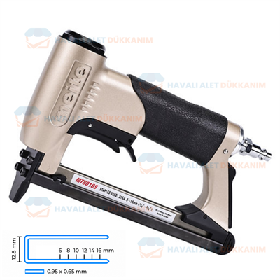 Meite YATM-MT8016S Havalı Çift Tetikli Zımba Çakma Tabancası 6-16 mm