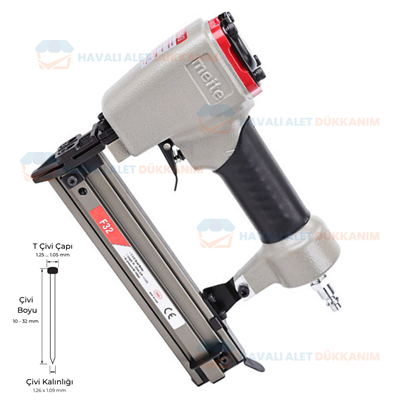 Meite YATM-MTF32 Havalı Brad Çivi Çakma Tabancası 10-32 mm