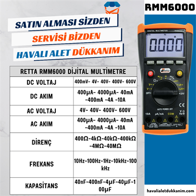 RETTA RMM6000 Dijital Multimetre
