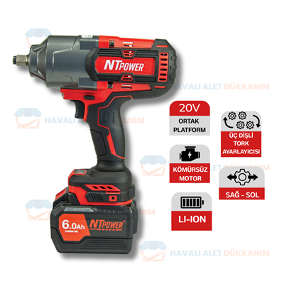 NTPOWER C-1030 Akülü Somun Sökme 1/2
