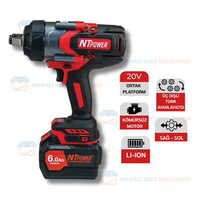 NTPOWER C-1050 Akülü Somun Sökme 3/4