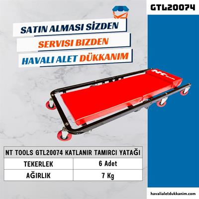 NT Tools GTL20074 Katlanır Tamirci Yatağı 36 93 cm