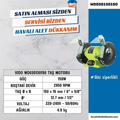 VIDO WD030130150 Taş Motoru 150 mm 150W