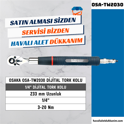 OSAKA OSA-TW2030 Dijital Tork Anahtarı 1/4