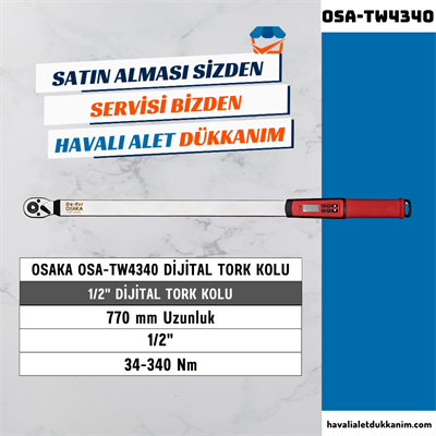 OSAKA OSA-TW4340 Dijital Tork Anahtarı 1/2