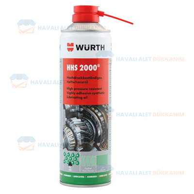 Yağlayıcılar ve Pas GidericilerWürth HHS 2000 Tutunma Özellikli Yağlama Spreyi 500 Ml