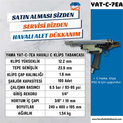 YAMA YAT-C-7EA Havalı C Klips Tabancası