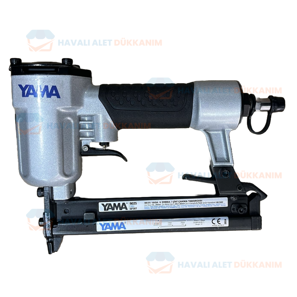 YAMA YAT-9025-GF307 Havalı U Zımba Tabancası 12-25 mm