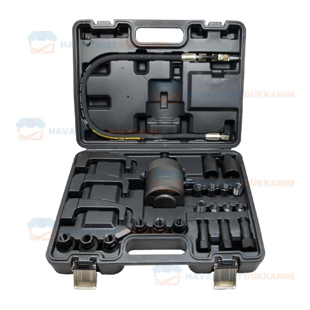NT Tools NT3501 3 Kancalı Havalı Enjektör Çektirme Seti 24 Parça