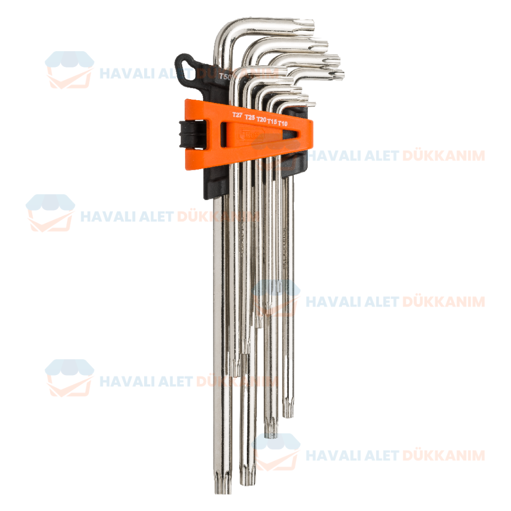 Alyan AnahtarRETTA RAT9009 Delikli Torx L Anahtar Takımı Uzun