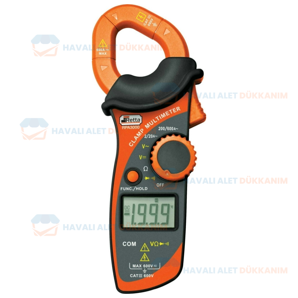 AmpermetreRETTA RPA3000 Dijital Pens Ampermetre