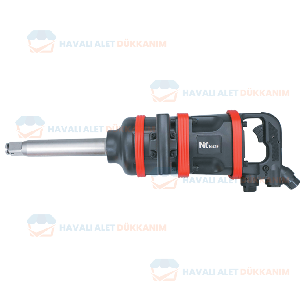 NTAirTools NTX-7888 Havalı Uzun Şaft Düz Tip Somun Sökme 1''