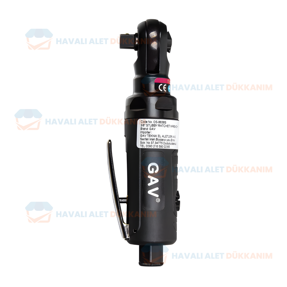 GAV OS-8638S Havalı Cırcır Motoru 3/8