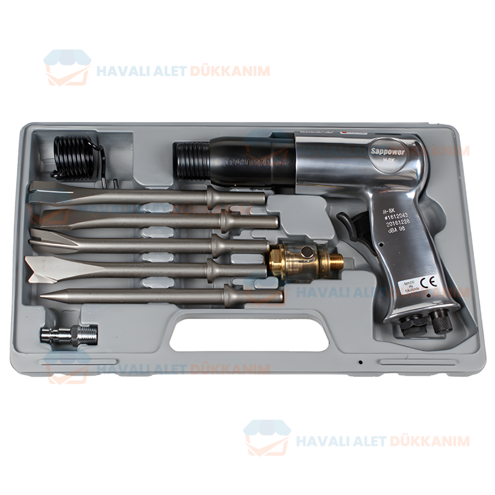 Havalı Kalafat ÇekiciSAPPOWER H-8K Havalı Darbeli Keski Seti