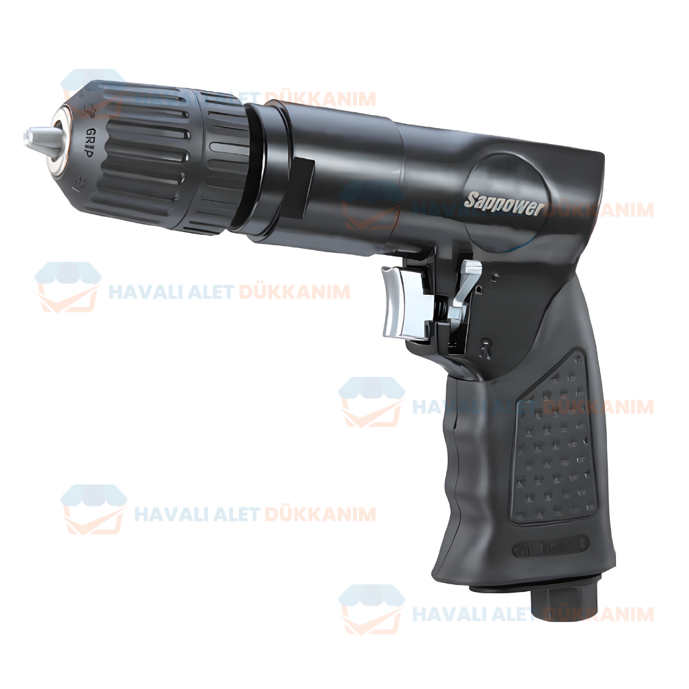 Havalı MatkapSAPPOWER D10-1C Havalı Matkap 10 mm Sağ-Sol