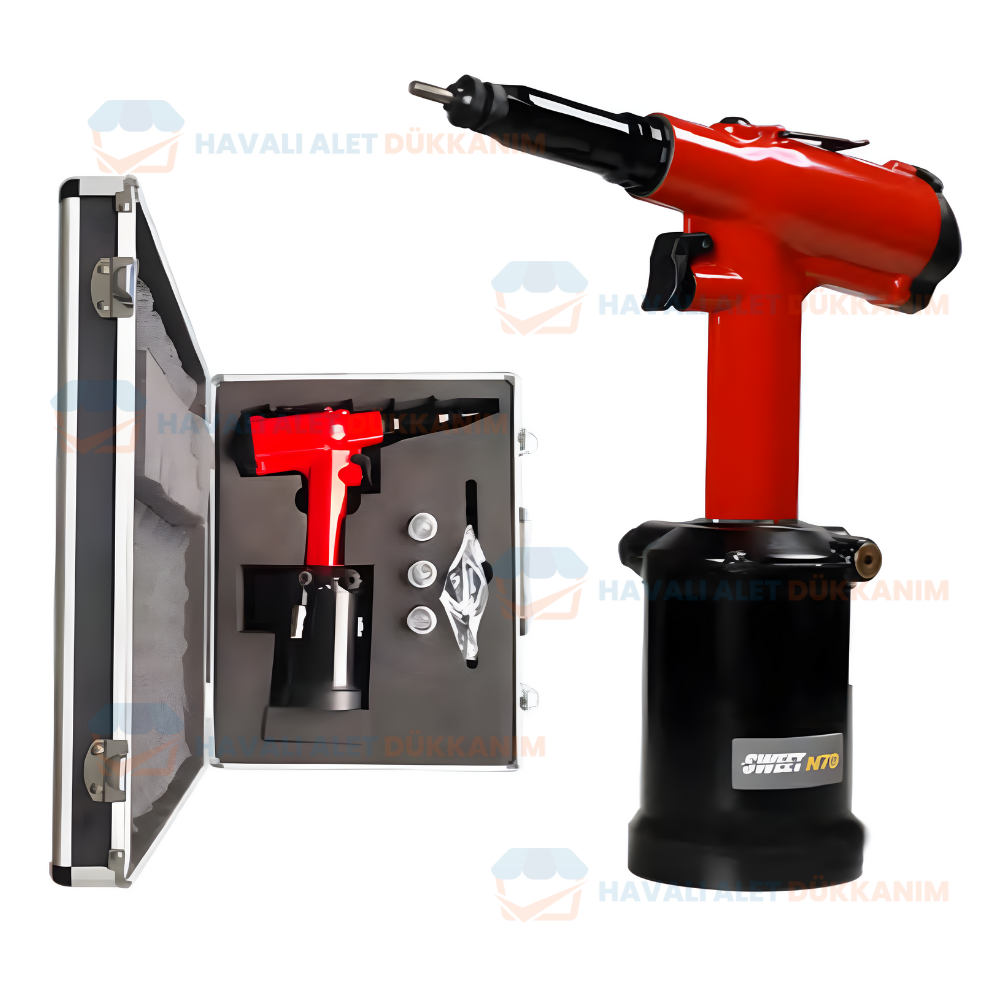 Havalı Perçin TabancasıSWEET SWT-N70 Havalı Somun Perçin Tabancası M4-M8